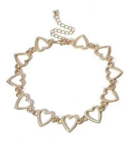 Own Saviour Joined Heart Choker Necklace