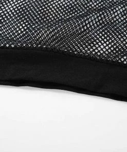 Own Saviour Long Sleeve Mesh Crop Tees + Tops