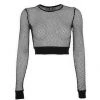 Own Saviour Long Sleeve Mesh Crop Tees + Tops