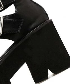 Own Saviour Power Gladiator Platform Sandals