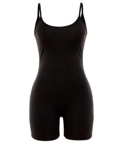Own Saviour Bodysuits Black Shorts Playsuit