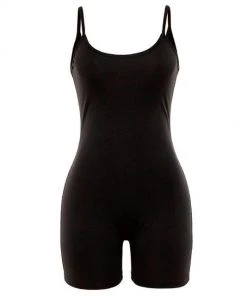 Own Saviour Bodysuits Black Shorts Playsuit