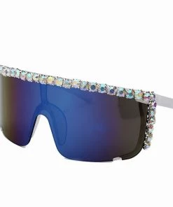 Own Saviour Diamante Shield Shades