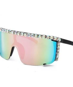 Own Saviour Diamante Shield Shades