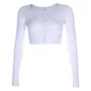 Own Saviour White Rib Top