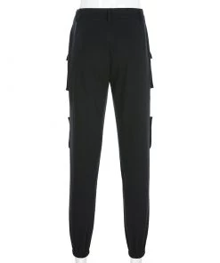 Own Saviour Black Cargo Pants