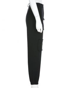 Own Saviour Black Cargo Pants