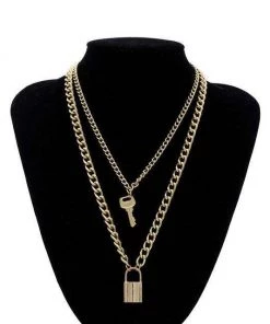 Own Saviour Lock + Key Necklace Accessories