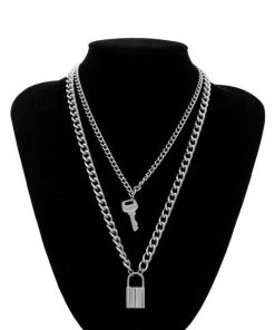 Own Saviour Lock + Key Necklace Accessories