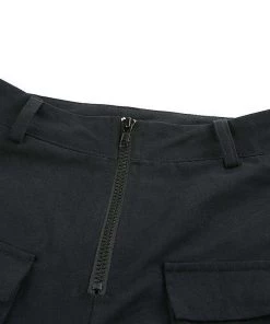 Own Saviour Black Zip Cargo Pants