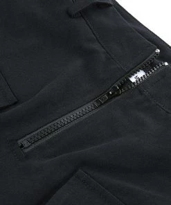 Own Saviour Black Zip Cargo Pants