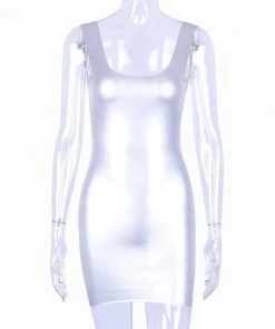 Own Saviour Metallic Mini Dress
