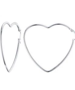 Own Saviour Accessories Heart Hoop Earrings