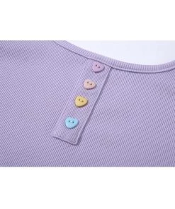 Own Saviour Heart Button Crop