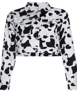 Own Saviour Cropped Cow Jacket Jackets