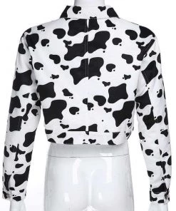 Own Saviour Cropped Cow Jacket Jackets