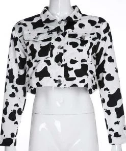 Own Saviour Cropped Cow Jacket Jackets
