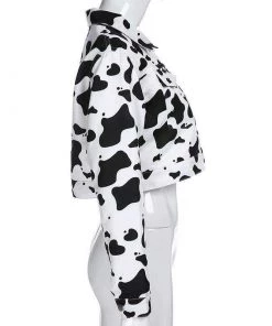 Own Saviour Cropped Cow Jacket Jackets