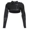 Own Saviour Jackets Crop Biker Jacket
