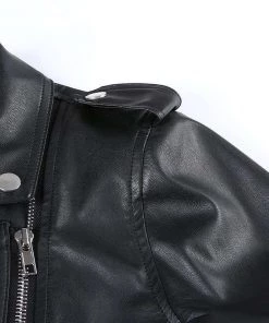 Own Saviour Jackets Crop Biker Jacket