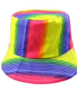 Own Saviour Accessories Light Rainbow Bucket Hat