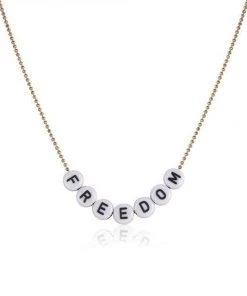 Own Saviour Letter Bead Necklace