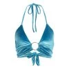 Own Saviour Blue Velvet Ring Halter