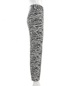 Own Saviour Zebra Flared Pants