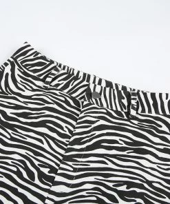 Own Saviour Zebra Flared Pants