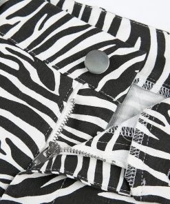 Own Saviour Zebra Flared Pants