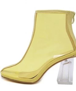 Own Saviour Shoes Colour Transparent PVC Heels