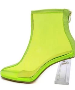 Own Saviour Shoes Colour Transparent PVC Heels