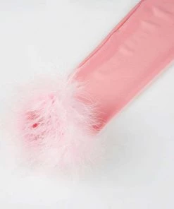 Own Saviour Pink Tie Up Crop Tees + Tops