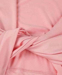 Own Saviour Pink Tie Up Crop Tees + Tops