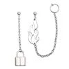 Own Saviour Accessories Flame Lock Earring