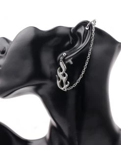 Own Saviour Accessories Flame Lock Earring