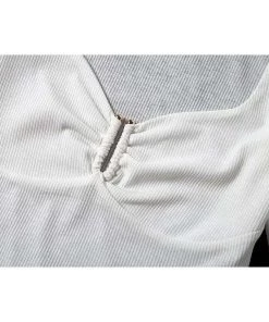 Own Saviour White V Hem Crop Tees + Tops