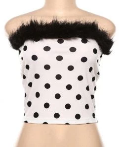 Own Saviour Polka Feather Bustier