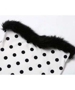 Own Saviour Polka Feather Bustier