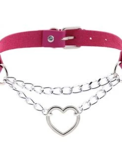 Own Saviour Heart Chain Choker Accessories