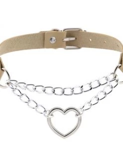 Own Saviour Heart Chain Choker Accessories