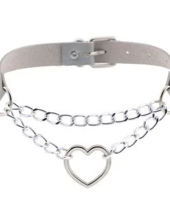 Own Saviour Heart Chain Choker Accessories
