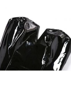 Own Saviour Bodysuits Faux Leather Strapless Bodysuit