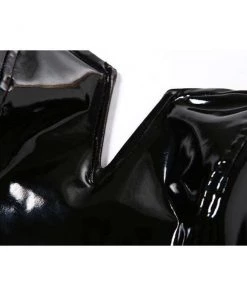 Own Saviour Bodysuits Faux Leather Strapless Bodysuit