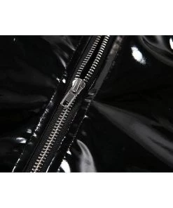 Own Saviour Bodysuits Faux Leather Strapless Bodysuit