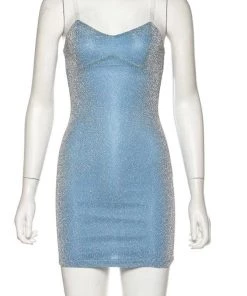 Own Saviour Shimmer Mini Dress