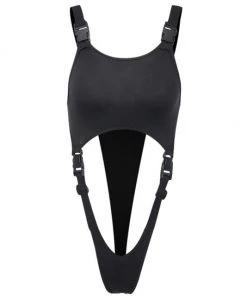 Own Saviour Buckle Cut Out Bodysuit Bodysuits