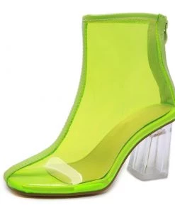 Own Saviour Shoes Colour Transparent PVC Heels
