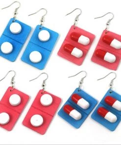 Own Saviour Pill Capsule Earrings