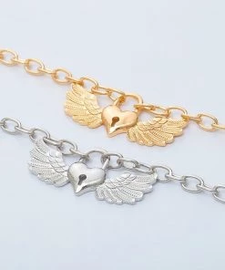 Own Saviour Angel Wings Lock Necklace